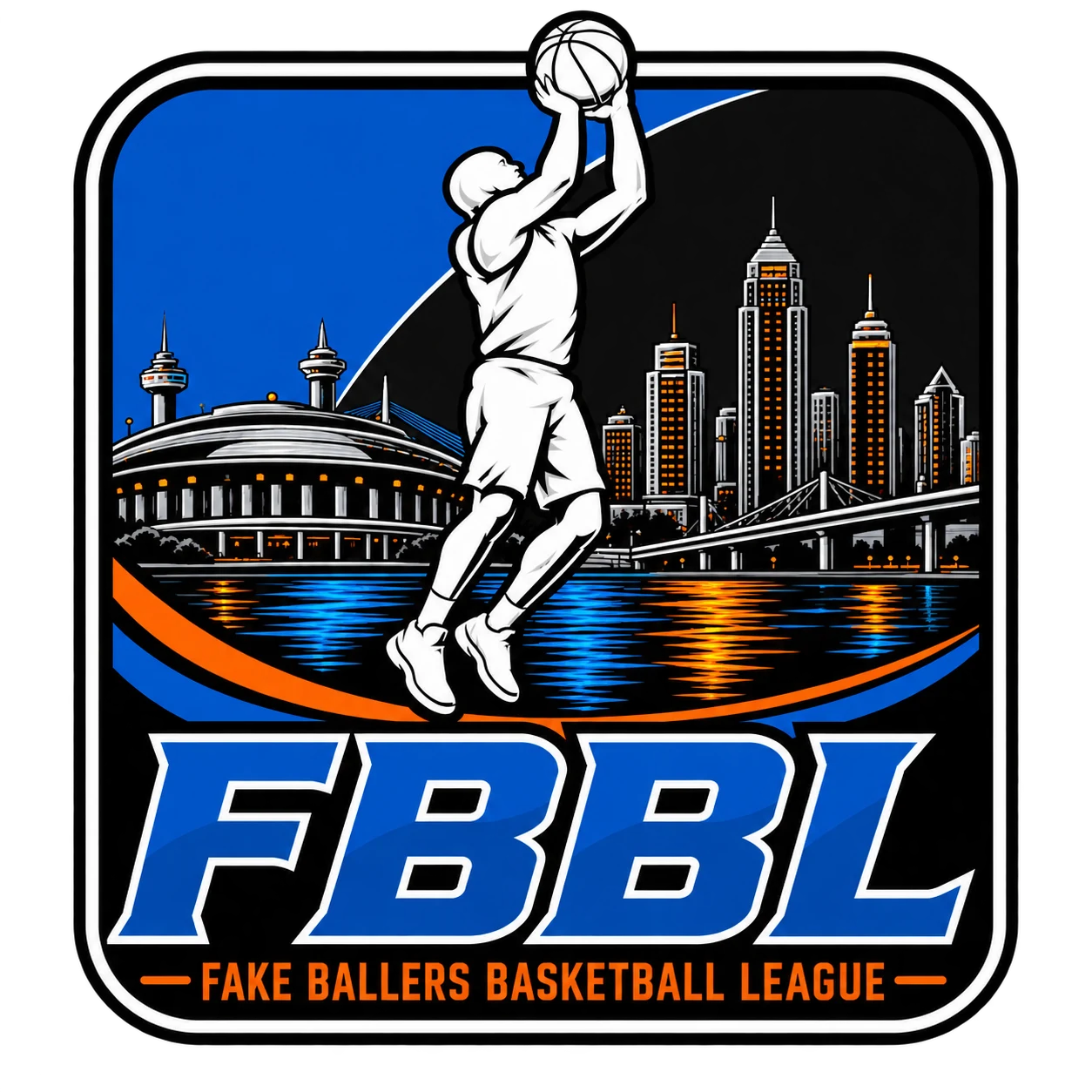 Fake Ballers Basketball League logo