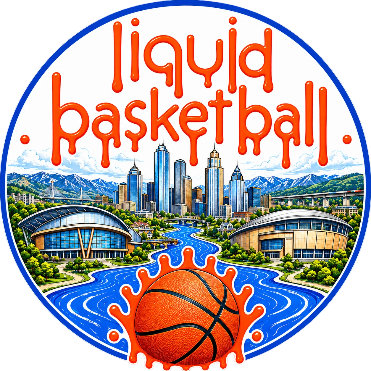 Liquid Basketball logo